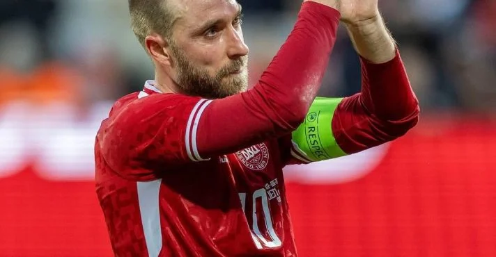 Eriksen sofre nova complicação em amistoso da Dinamarca