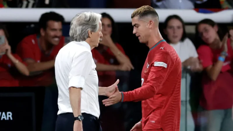 Cristiano Ronaldo e Jorge Jesus se reúnem para resolver conflito